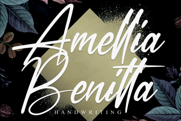 Amellia Benitta Font Poster 1