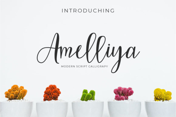 Amelliya Font Poster 1