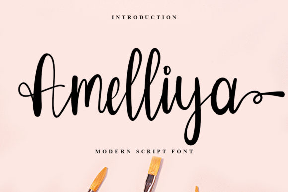 Amelliya Font Poster 1