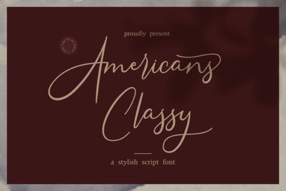 Americans Classy Font