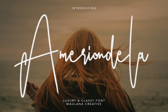 Ameriondela Font Ameriondela Font Poster 1