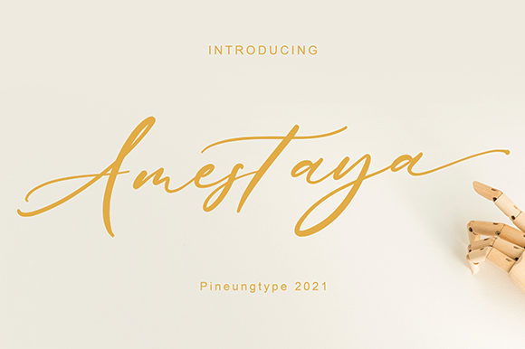 Amestaya Font Poster 1