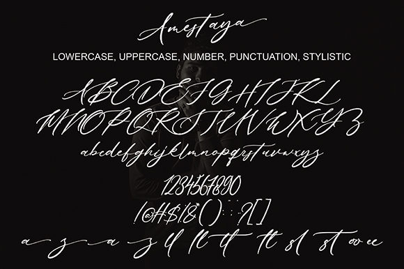 Amestaya Font Poster 10