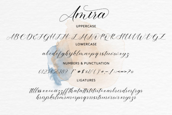 Amira Font Poster 8