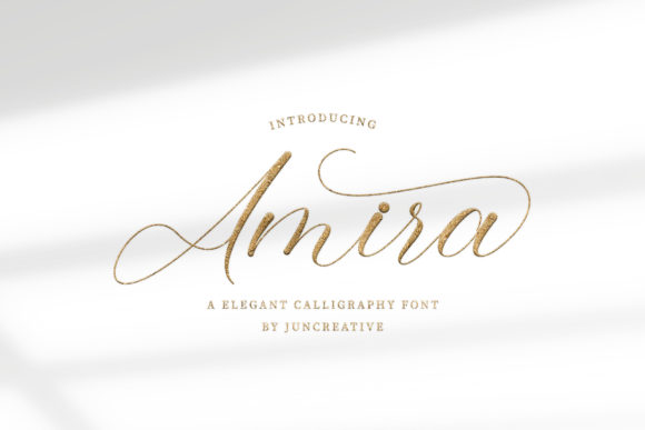 Amira Font Poster 10