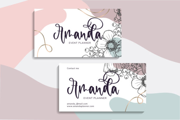 Amiya Font Poster 4