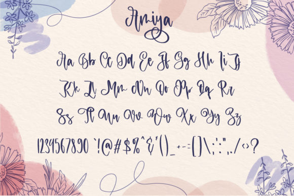 Amiya Font Poster 9