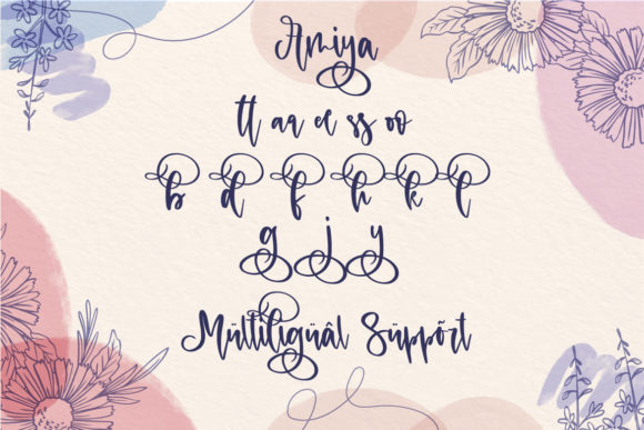 Amiya Font Poster 10