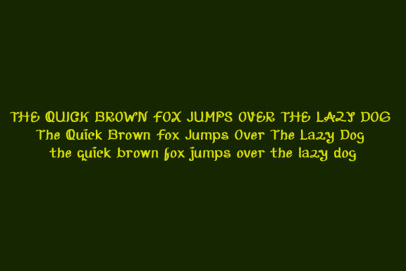 Amocelia Font Poster 4