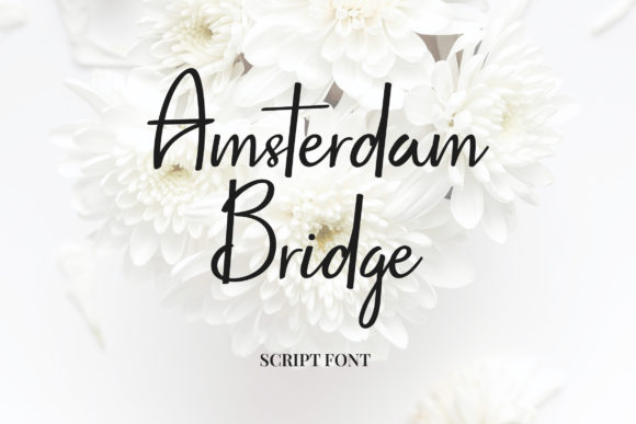 Amsterdam Bridge Font Poster 1