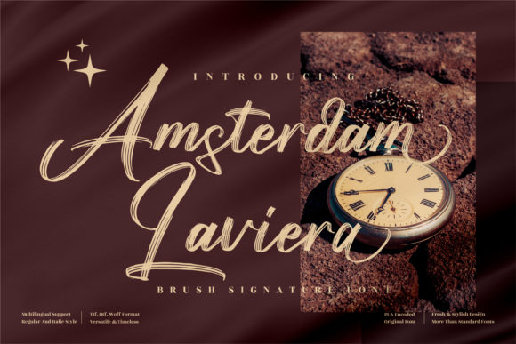 Amsterdam Laviera Font