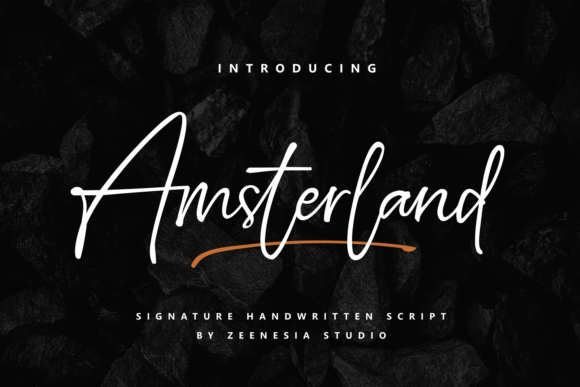 Amsterland Font Poster 1