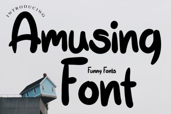 Amusing Font Poster 1