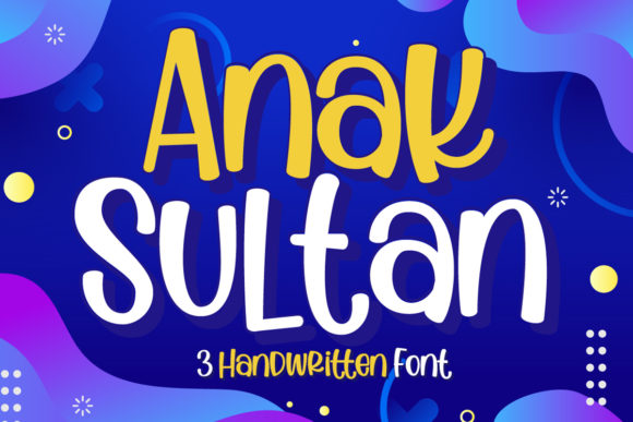 Anak Sultan Font Poster 1