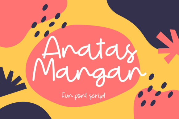 Anatas Mangan Font Poster 1