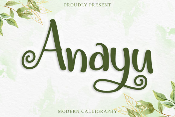 Anayu Font Poster 1