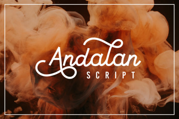 Andalan Script Font Poster 1