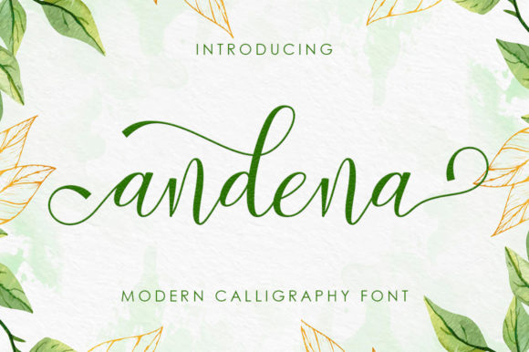 Andena Font Poster 1