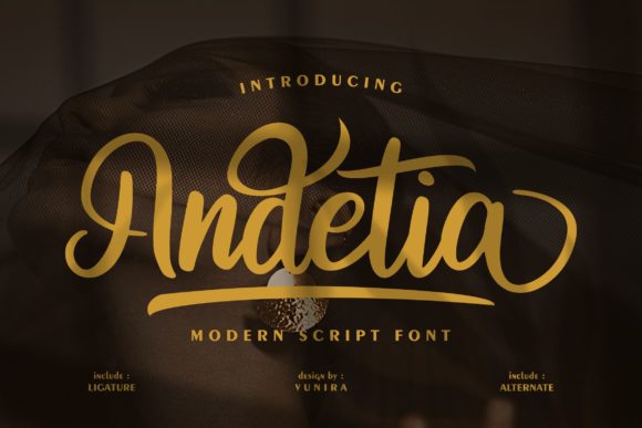 Andetia Font Poster 1