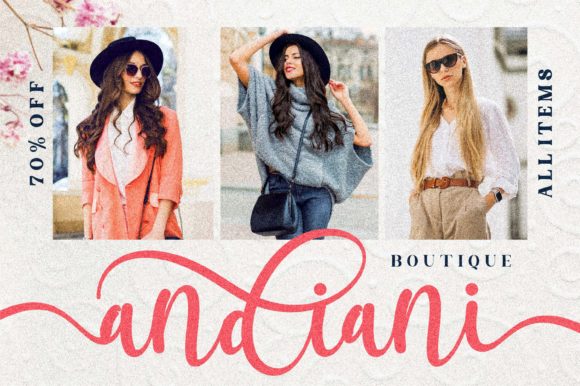 Andiani Font Poster 9