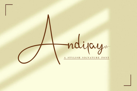 Andilay Font Poster 1