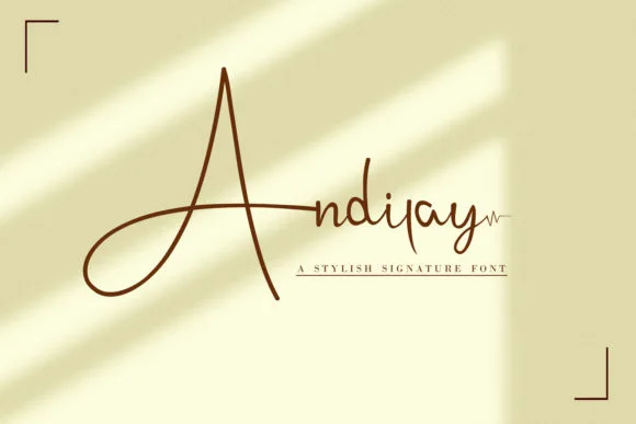Andilay Font Andilay Font Poster 1