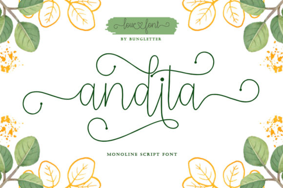 Andita Font Poster 1