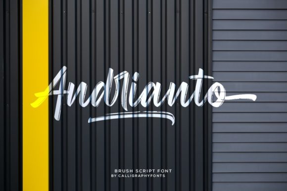 Andrianto Font Poster 1
