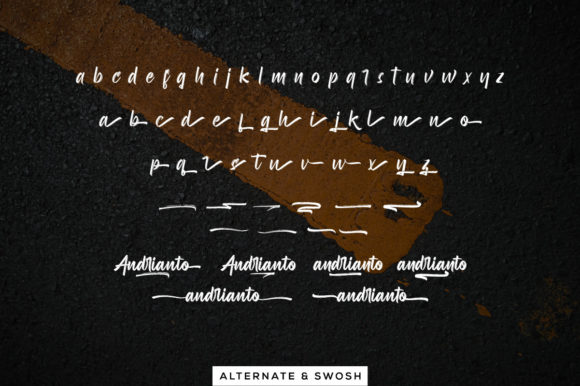 Andrianto Font Poster 7
