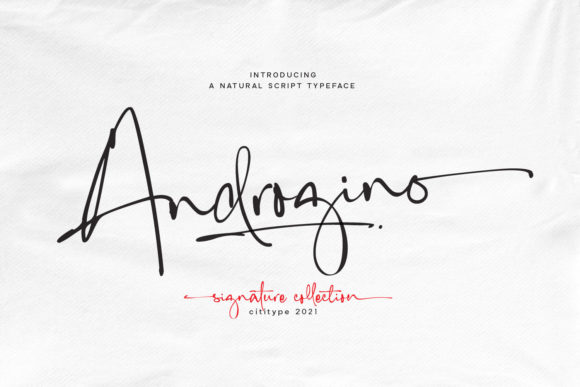 Androgino Font Poster 1
