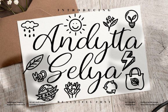 Andytta Selya Font Poster 1