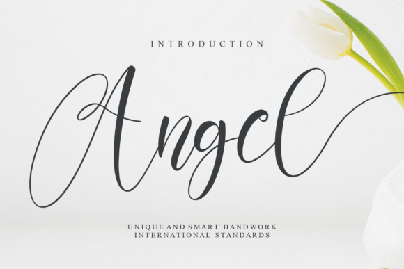 Angel Font Poster 1