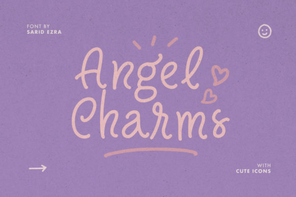 Angel Charms Font Poster 1