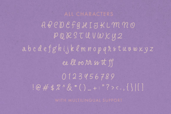 Angel Charms Font Poster 6