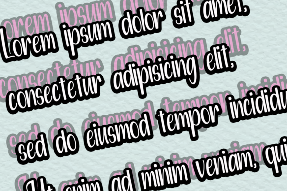 Angel Dancing Font Poster 7