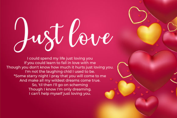 Angel Love Font Poster 2