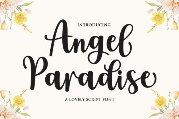 Angel Paradise Font Poster 1