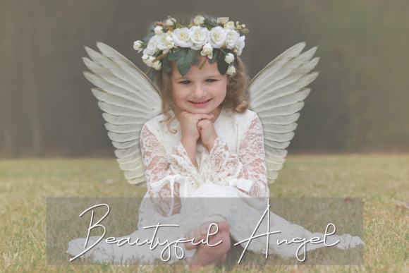 Angel Signature Font Poster 3