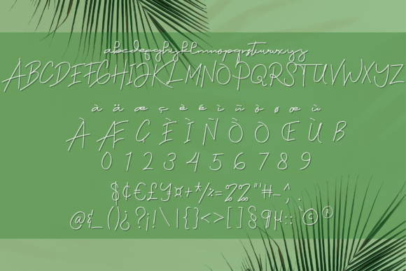 Angel Signature Font Poster 5