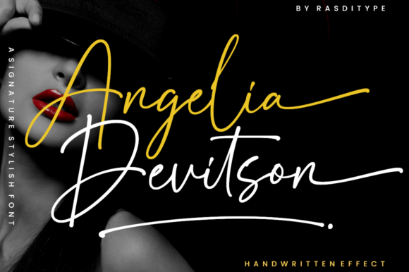 Angelia Devitson Font Poster 1