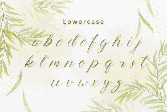 Angelica Font Poster 8