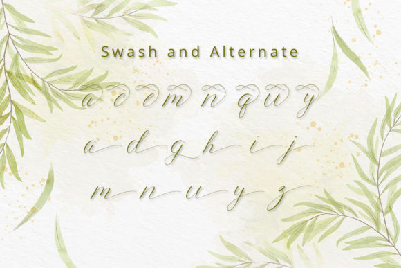 Angelica Font Poster 10