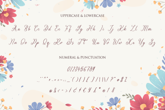 Angelica Font Poster 11