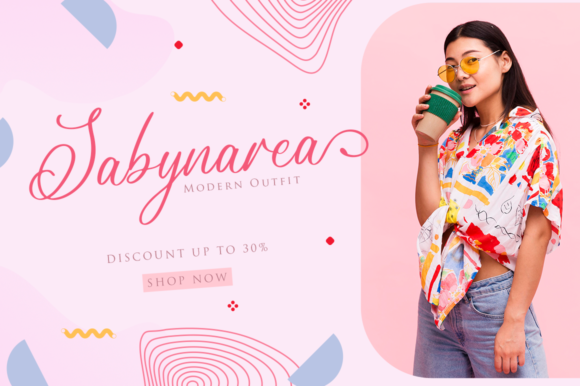 Angelica Font Poster 3