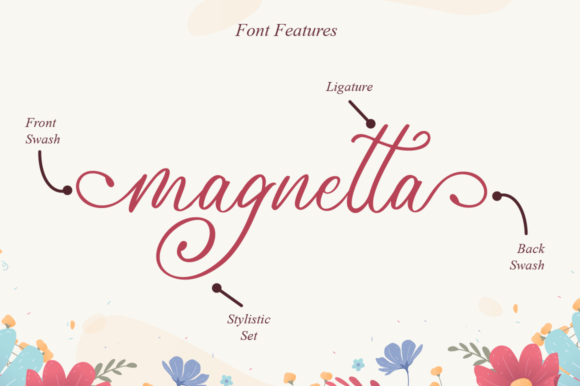 Angelica Font Poster 10