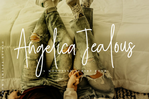 Angelica Jealous Font Poster 1