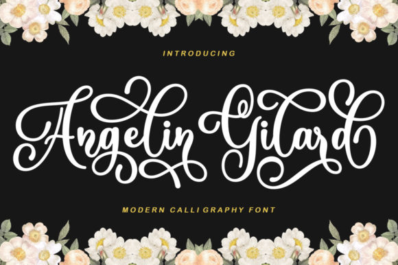 Angelin Gilard Font Poster 1