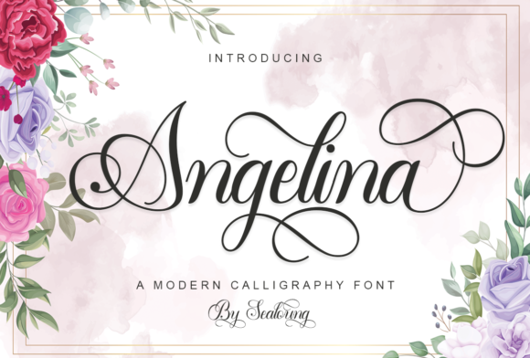 Angelina Font Angelina Font Poster 1