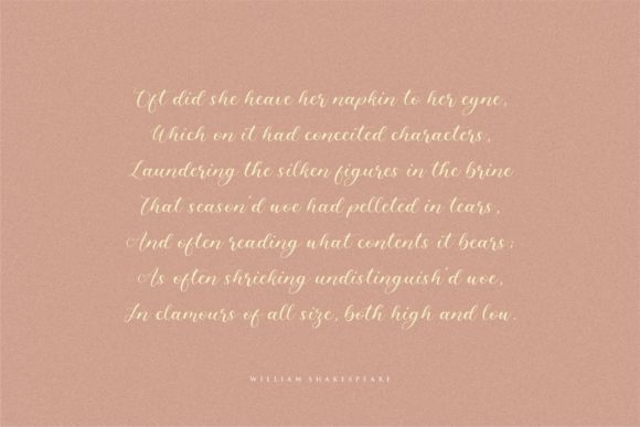 Angelinea Font Poster 3