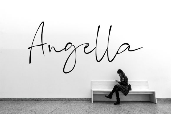 Angella Font Poster 1